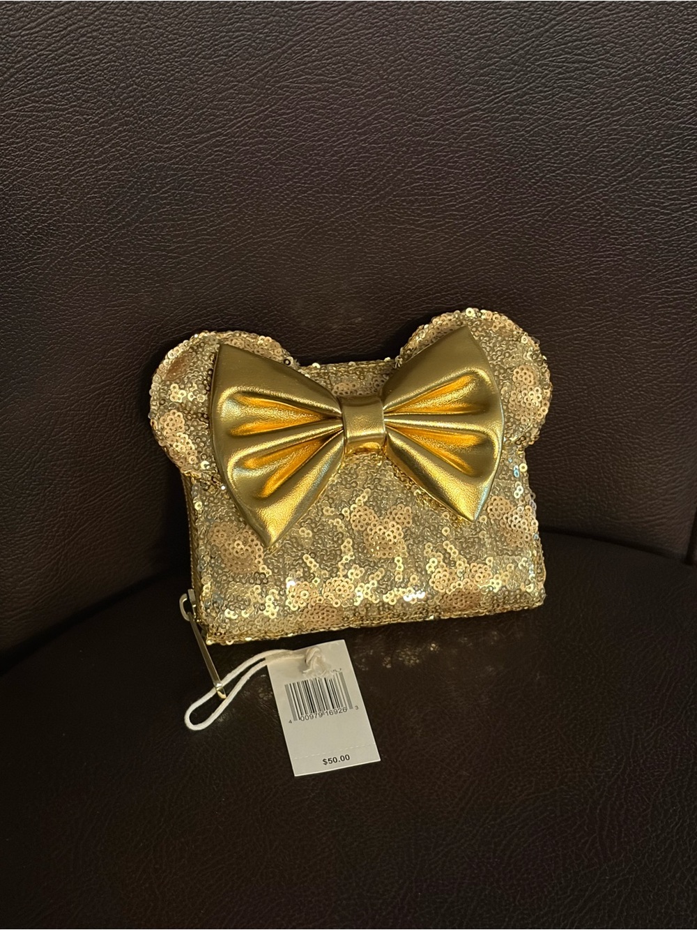 Loungefly Gold Sequin Bow Wallet